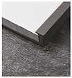 ONDEE - Profilé de panneau mural finition rectangulaire noir 4mm - vignette