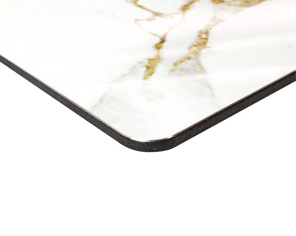ONDEE - Panneau mural DEKORPANO - Marbre blanc Brillant - ORMA - 1,2m x 2,55m x 4mm - large