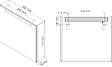 ONDEE - Miroir rétro-éclairant ADEL - Argent - 60x70cm - Verre - Cadre aluminium - vignette
