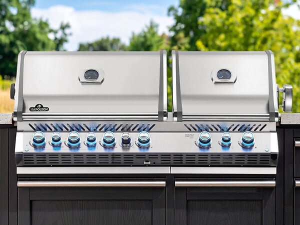 NAPOLEON - Barbecue à gaz encastrable Prestige Pro 825 avec rôtissoire - Napoleon - large