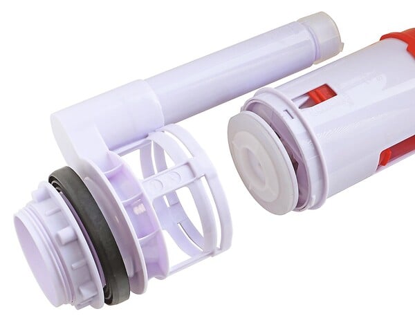 SOMATHERM FOR YOU - Pack mécanisme WC à câble double chasse + Robinet flotteur alimentation latérale - large