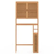 ID MARKET - Meuble WC 3 en 1 avec armoires de rangement bambou BEA - vignette