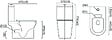 ONDEE - Pack WC ONDLY Sans bride Mécanisme NF Abattant Soft Close - vignette