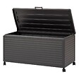 HESPERIDE - Coffre de rangement "Edenio" graphite L 182,2 x 78 x 89,4cm en aluminium 1070 L - vignette