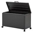 HESPERIDE - Coffre de rangement "Edenio" graphite S 130 x 60,4 x 78cm en aluminium 510 L - vignette