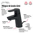 JACOB DELAFON - Mitigeur lavabo Aimé noir mat - vignette