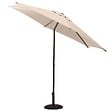 HESPERIDE - Parasol droit rond inclinable "Soya" blé 2,7m - vignette