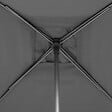 HESPERIDE - Parasol droit carré "Soya" ardoise D2,5x2,5m en acier - vignette