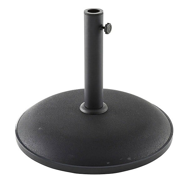 HESPERIDE - Pied en béton pour parasol droit 25 kg Noir - Hespéride - large