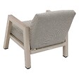 HESPERIDE - Fauteuil de salon de jardin "Axiome" argile aluminium et texaline et polyester - vignette