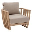 HESPERIDE - Salon de jardin "Lemindo" 5 places en polyester et eucalyptus - vignette