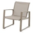 HESPERIDE - Salon de jardin "Boreane" Noisette & café 5 places en aluminium texaline et polyester - vignette