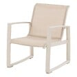 HESPERIDE - Salon de jardin "Boreane" lin & argile 5 places en aluminium texaline et polyester - vignette