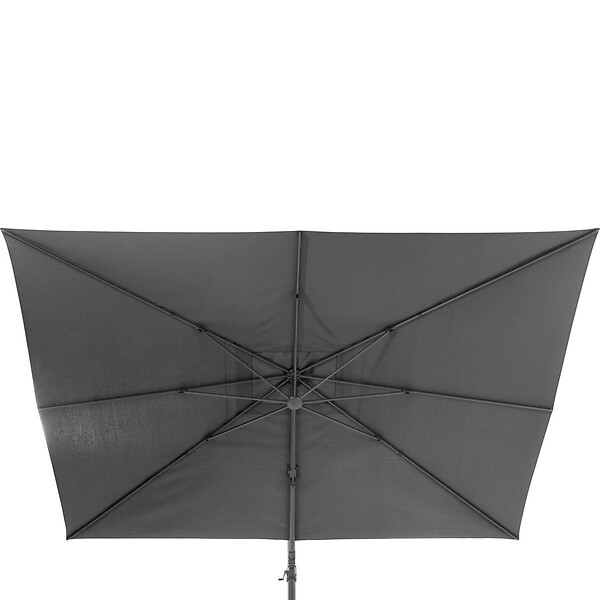HESPERIDE - Parasol déporté rectangulaire "Melhia" anthracite 4x3m - large