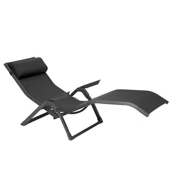 HESPERIDE - Transat "Decima" anthracite & graphite aluminium traité époxy en texaline - large
