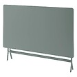 HESPERIDE - Table de jardin pliante rectangulaire "Greensboro" vert olive 6 places en acier - vignette