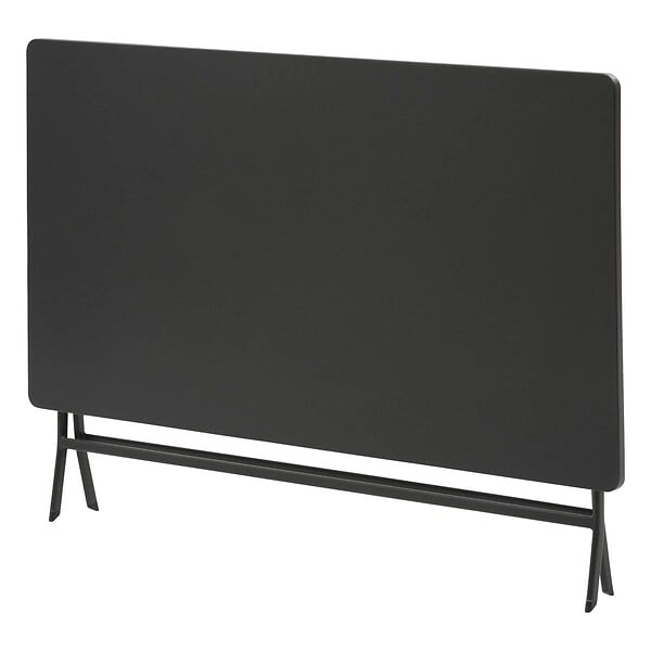 HESPERIDE - Table de jardin pliante rectangulaire "Greensboro" graphite 6 places en acier - large
