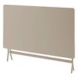HESPERIDE - Table de jardin pliante rectangulaire "Greensboro" argile 6 places en acier - vignette