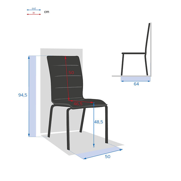 HESPERIDE - Chaise de jardin empilable "Diese" perle & blanc en aluminium traité époxy - large