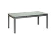 JARDILINE - Ensemble Table rectangulaire extensible et chaises de jardin en aluminium gris Milos Anthracite - 12 places - Jardiline - vignette