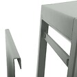 HESPERIDE - Table d''appoint de jardin carrée "Allure" vert laurier 55x45x55cm - vignette
