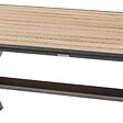 HESPERIDE - Table de jardin "Axiome" eucalyptus & graphite 8 places - vignette