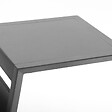 HESPERIDE - Table d'appoint de jardin carrée "Allure" graphite 55x45x55cm en aluminium traité époxy - vignette