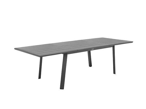 HESPERIDE - Table extensible rectangulaire alu Graphite Pavane - 6/10 places - Hespéride - large