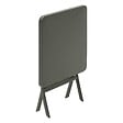 HESPERIDE - Table d'appoint de jardin carrée "Greensboro" vert laurier 40 x 40cm en acier - vignette