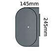 INTERSUN - Store banne coffre intégral CELESTE 5,00x3,00 M (Motorisé Secours à Télécommande + LED - Gris anthracite structuré RAL7016ST - Gris foncé 250g/m²) - vignette