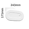 INTERSUN - Store banne coffre intégral HEVOA 4,00x3,00 M (Motorisé Secours à Télécommande - Blanc satiné RAL9010 - Gris foncé 250g/m²) - vignette