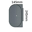 INTERSUN - Store banne coffre intégral CELESTE 5,00x3,00 M (Motorisé Secours à Télécommande - Gris anthracite structuré RAL7016ST - Gris foncé 250g/m²) - vignette
