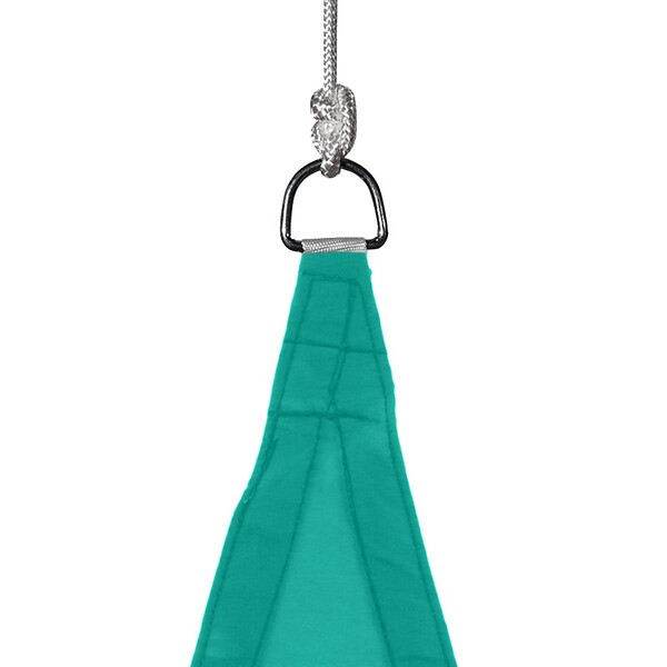 HESPERIDE - Voile d'ombrage triangulaire "Curacao" émeraude 2x2x2m en polyester - large