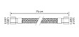 SOMATHERM FOR YOU - Flexible Fuel Galva DN8 750 mm Femelle 12/17 - vignette
