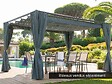HESPERIDE - Tonnelle de jardin en aluminium ardoise Palmeira 4 x 3 m - Hespéride - vignette
