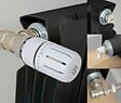 CENTRALE BRICO - Kit thermostatique T301 équerre universel complet en laiton blanc - vignette