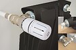 CENTRALE BRICO - Kit thermostatique T301 équerre universel complet en laiton blanc - vignette