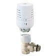 CENTRALE BRICO - Robinet thermostatique T302 équerre 3/4 en laiton blanc - vignette