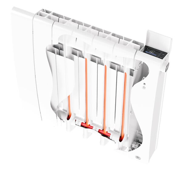THERMOR - Radiateur à inertie connecté Bilbao 4 Thermor - Bas - 1000W - Gris ardoise - large