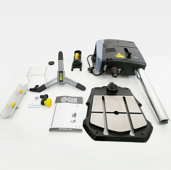 FAR TOOLS - Perceuse colonne d'établi compacte - large