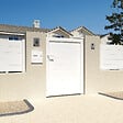 INTERSUN - Portillon plein L 1000 x H 1865 mm - Blanc RAL 9010 - vignette