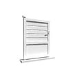 INTERSUN - Portillon mixte L 1000 x H 1895 mm - Blanc RAL 9010 - vignette