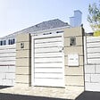 INTERSUN - Portillon brise-vue L 1000 x H 1707 mm - Blanc RAL 9010 - vignette