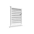 INTERSUN - Portillon brise-vue L 1000 x H 1707 mm - Blanc RAL 9010 - vignette