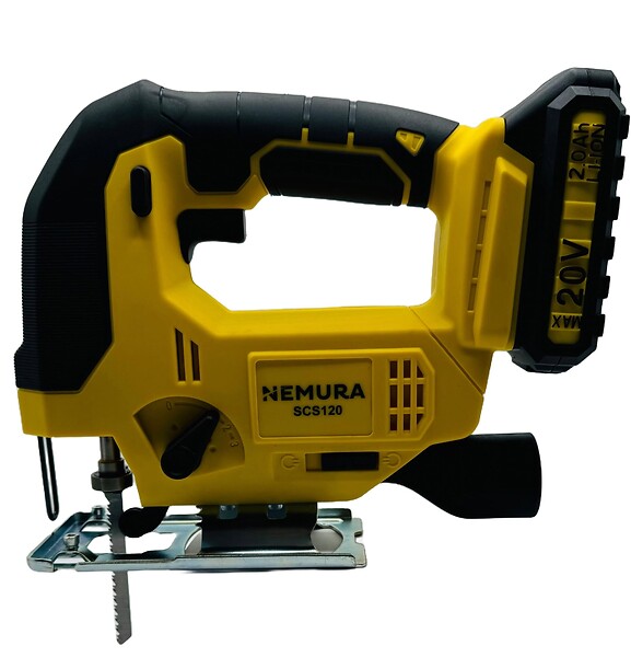NEMURA - Scie Sauteuse sans fil 20V NEMURA + Batterie 2Ah + Chargeur rapide + Malette de Rangement - large