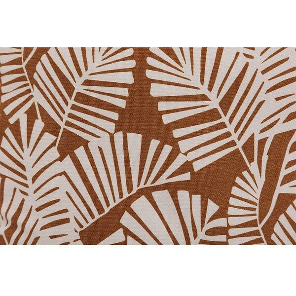 HESPERIDE - Coussin déco d'extérieur "Fylie" palmier & camel 40x40cm en polyester - large