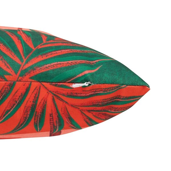 HESPERIDE - Coussin déco d'extérieur "Maoria" motif jungle 40 x 40cm en polyester - large
