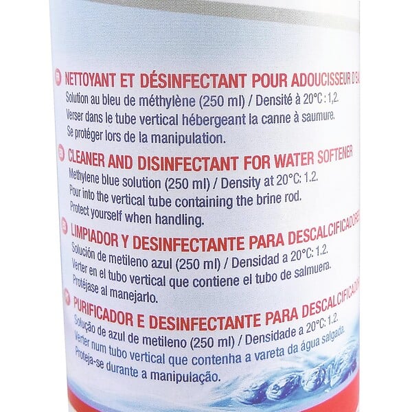 AQUAWATER - Nettoyant / régénérant pour adoucisseur - Flacon de 250ml - large