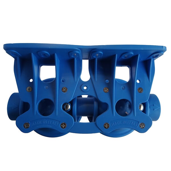 AQUAWATER - Station filtre double nu - Taille standard 10" - avec clé de déserrage - large