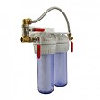 AQUAWATER - Filtre double avec cartouches de filtration et anticalcaire durée 6 mois - vignette